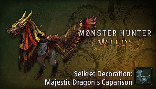 Monster Hunter Wilds - Seikret Decoration: Majestic Dragon's Caparison
