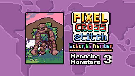 Pixel Cross Stitch - Menacing Monsters Pack 3 DLC