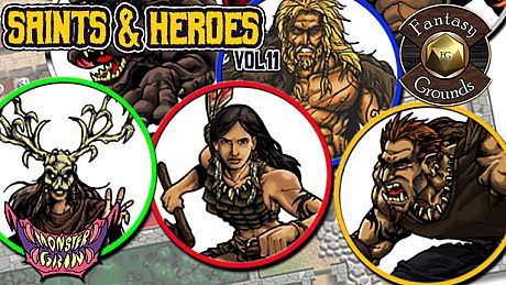 Fantasy Grounds - Saints & Heroes, Volume 11 (Token Pack) DLC