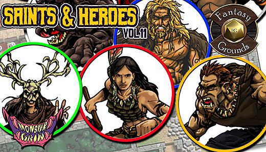Fantasy Grounds - Saints & Heroes, Volume 11 (Token Pack)