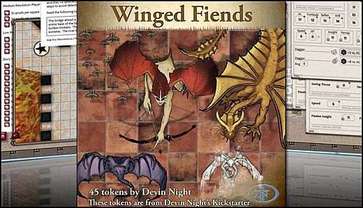 Fantasy Grounds - Winged Fiends (Token Pack)