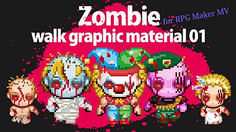 RPG Maker MV - Zombie walk graphic material 01 DLC