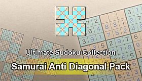 Ultimate Sudoku Collection - Samurai Anti Diagonal Pack
