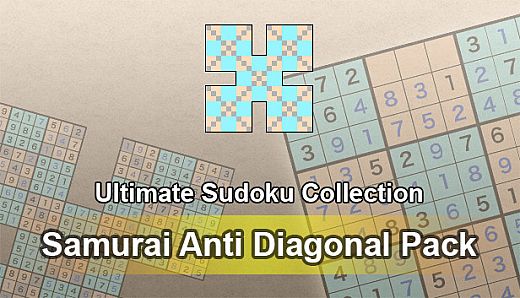 Ultimate Sudoku Collection - Samurai Anti Diagonal Pack