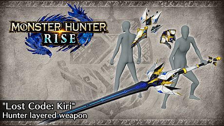 Monster Hunter Rise - "Lost Code: Kiri" Hunter layered weapon (Long Sword) DLC