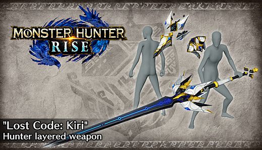 Monster Hunter Rise - "Lost Code: Kiri" Hunter layered weapon (Long Sword)
