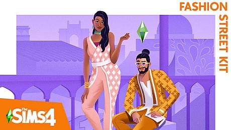 The Sims 4 Fashion Street Kit DLC