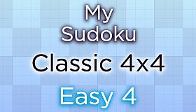 My Sudoku - Classic 4x4 Easy 4