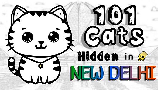 101 Cats Hidden in New Delhi