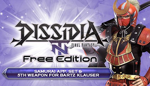 DFF NT: Samurai App. Set & 5th Weapon for Bartz Klauser
