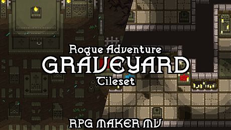 RPG Maker MV - Rogue Adventure - Graveyard Tileset DLC