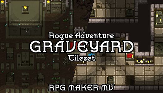 RPG Maker MV - Rogue Adventure - Graveyard Tileset