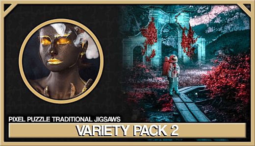Pixel Puzzles Traditional Jigsaws Pack: Variety Pack 2