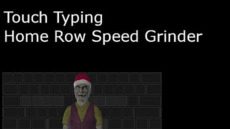 Touch Typing Home Row Speed Grinder - iReact Gnomey Christmas Onscreen Keyboard DLC
