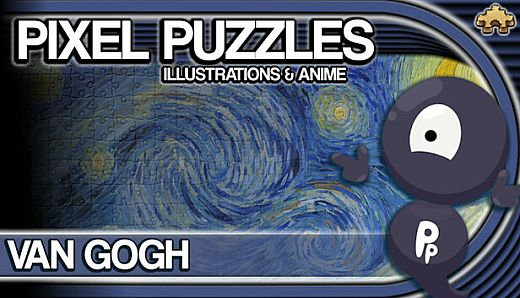 Pixel Puzzles Illustrations & Anime - Jigsaw Pack: Van Gogh