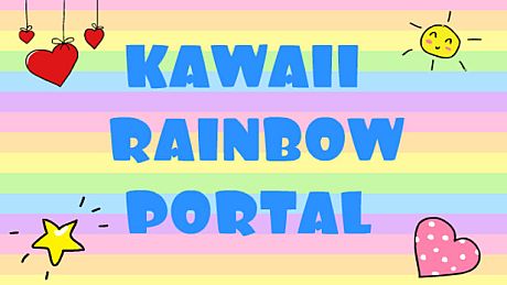 Kawaii Rainbow Portal Game