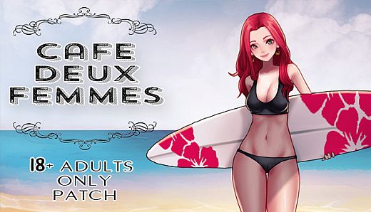 Cafe Deux Femmes Adults Only 18+ Patch