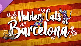 Hidden Cats in Barcelona - Coloring Book and Poster