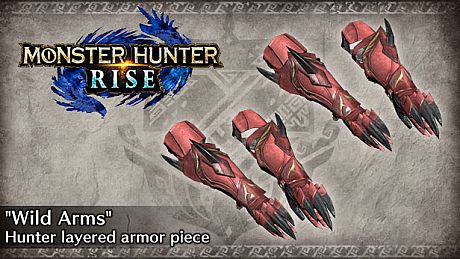 Monster Hunter Rise - "Wild Arms" Hunter layered armor piece DLC