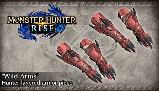 Monster Hunter Rise - "Wild Arms" Hunter layered armor piece
