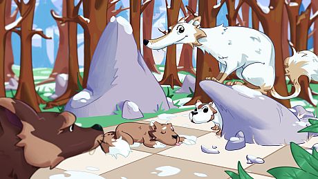 Claim the Forest: Shape of Wolves Game