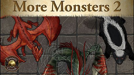 Fantasy Grounds - Top-Down Tokens - More Monsters 2 DLC