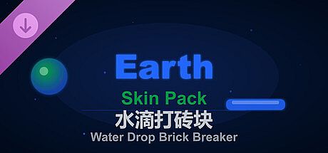 Water Drop Brick Breaker - Earth Skin Pack