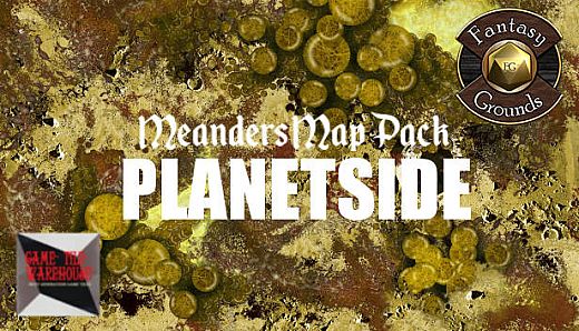Fantasy Grounds - Meanders Map Pack: Planetside (Map Pack)