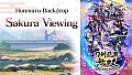 Touken Ranbu Warriors - Honmaru Backdrop "Sakura Viewing"