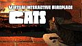 Virtual Interactive Fireplace - Cats