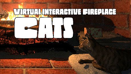 Virtual Interactive Fireplace - Cats DLC