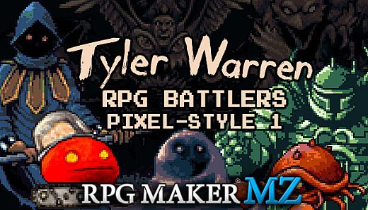 RPG Maker MZ - Tyler Warren RPG Battlers Pixel-Style 1