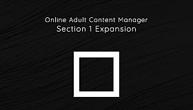 Online Adult Content Manager - Section Expansion 1