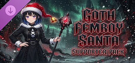 Goth Femboy Santa Supporter Pack DLC
