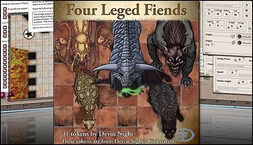 Fantasy Grounds - Four-Legged Fiends (Token Pack)