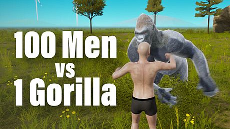 100 Men vs 1 Gorilla Game