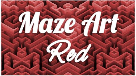 Maze Art: Red Game