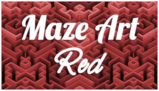 Maze Art: Red