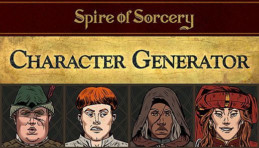 Spire of Sorcery – Character Generator