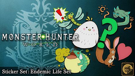 Monster Hunter: World - Sticker Set: Endemic Life Set DLC