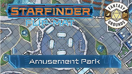 Fantasy Grounds - Starfinder RPG - Starfinder Flip-Mat - Amusement Park DLC
