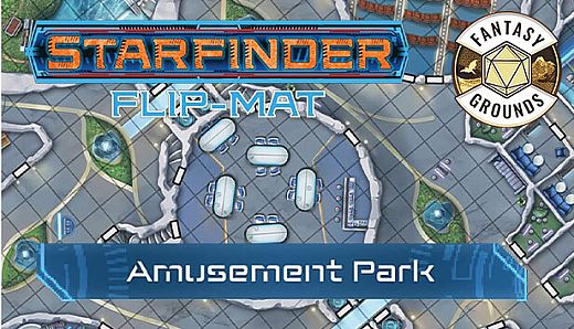 Fantasy Grounds - Starfinder RPG - Starfinder Flip-Mat - Amusement Park