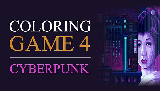 Coloring Game 4 – Cyberpunk