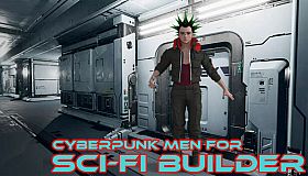 Cyberpunk men for Sci-fi builder