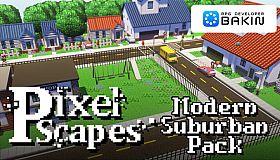 RPG Developer Bakin PixelScapes Modern Suburban Pack