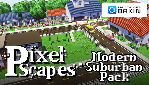 RPG Developer Bakin PixelScapes Modern Suburban Pack