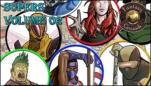 Fantasy Grounds - Supers, Volume 2 (Token Pack)