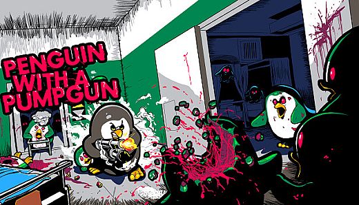 Penguin with a Pumpgun