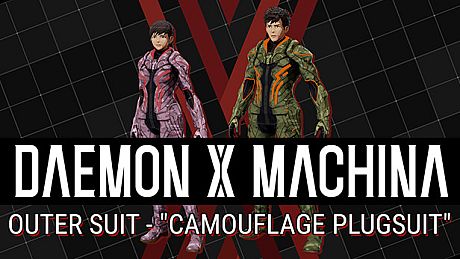 DAEMON X MACHINA - Outer Suit - "Camouflage Plugsuit" DLC