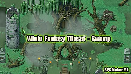 RPG Maker MZ - Winlu Fantasy Tileset - Swamp DLC